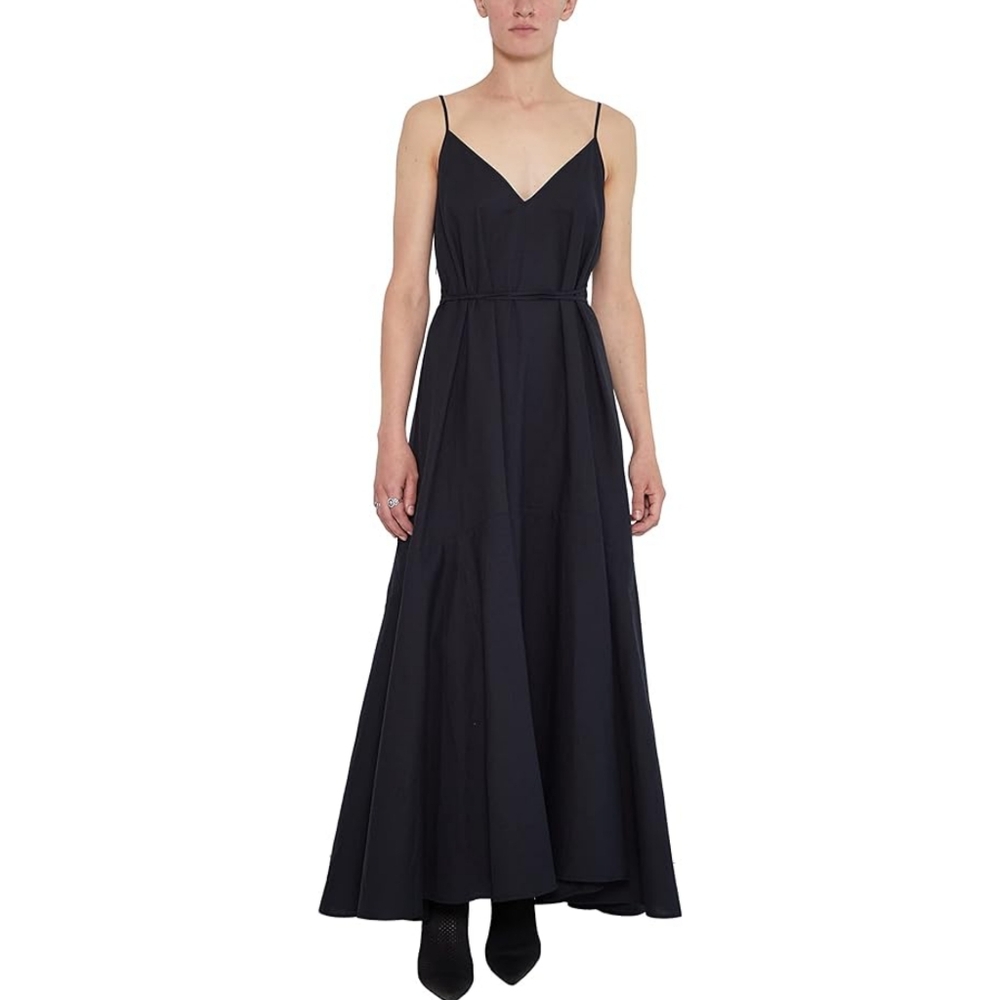 NEW GaryGraham422 Scorpion Cotton Maxi Slip Dress in Black Size L